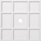 Ekena Millwork Rubik Architectural Grade PVC Ceiling Medallion, 30"OD x 3"ID x 10 1/2"C x 1"P, One-Piece CMP30RK-03000 - alternate 1